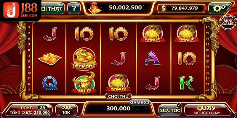 Nổ hũ là trò chơi slot nổi bật tại nhà cái J88